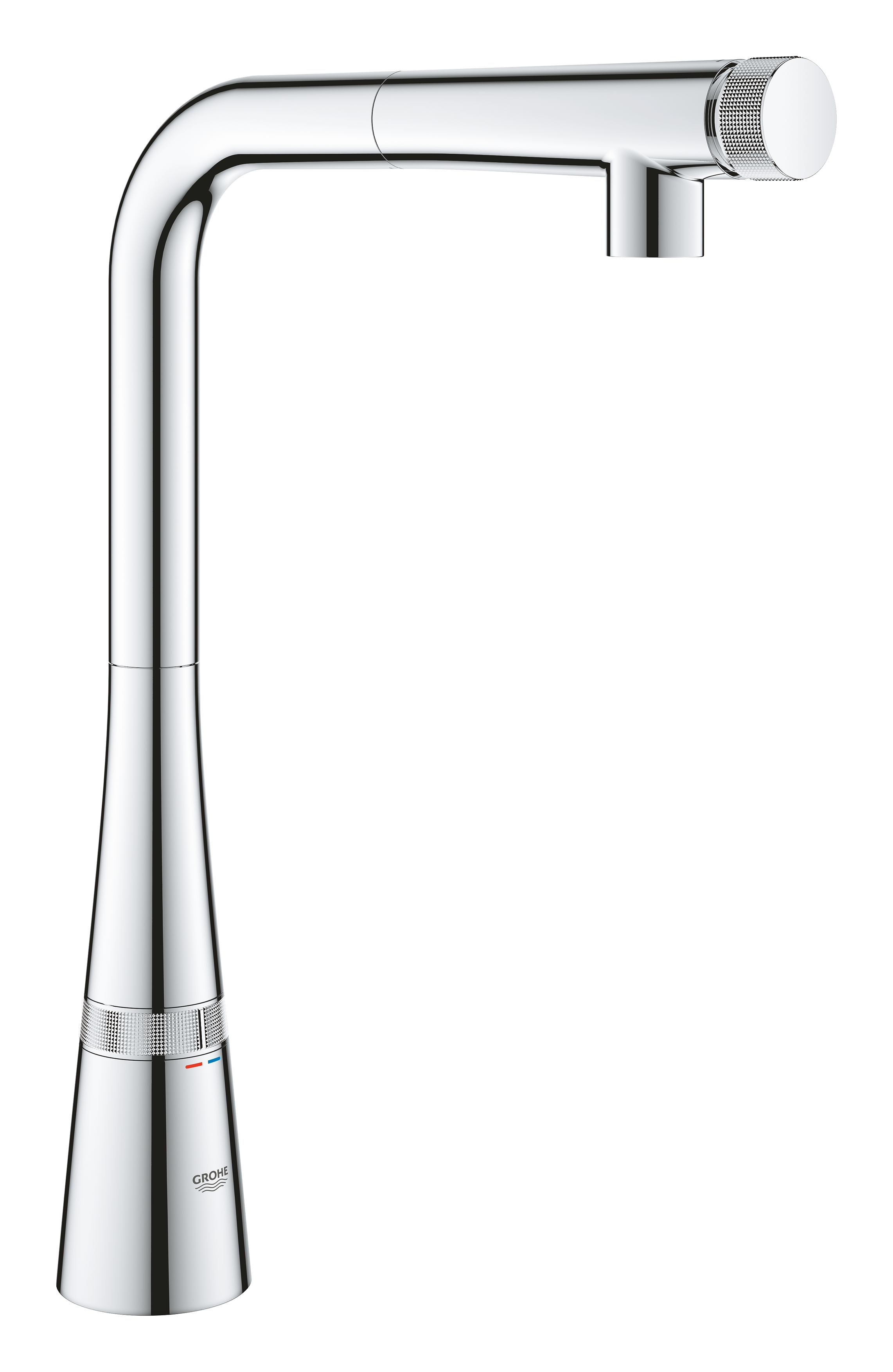 Смеситель для кухни GROHE Zedra SmartControl с вытяжным изливом, хром (31593002)