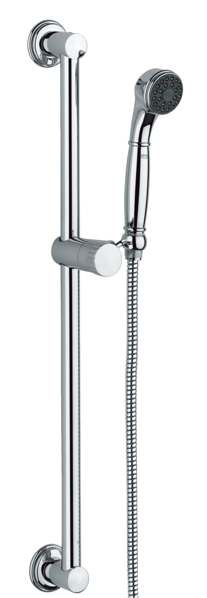 Душевой гарнитур GROHE Sinfonia 50, 1 режим струи, душевая штанга 600 мм, хром (28975000)