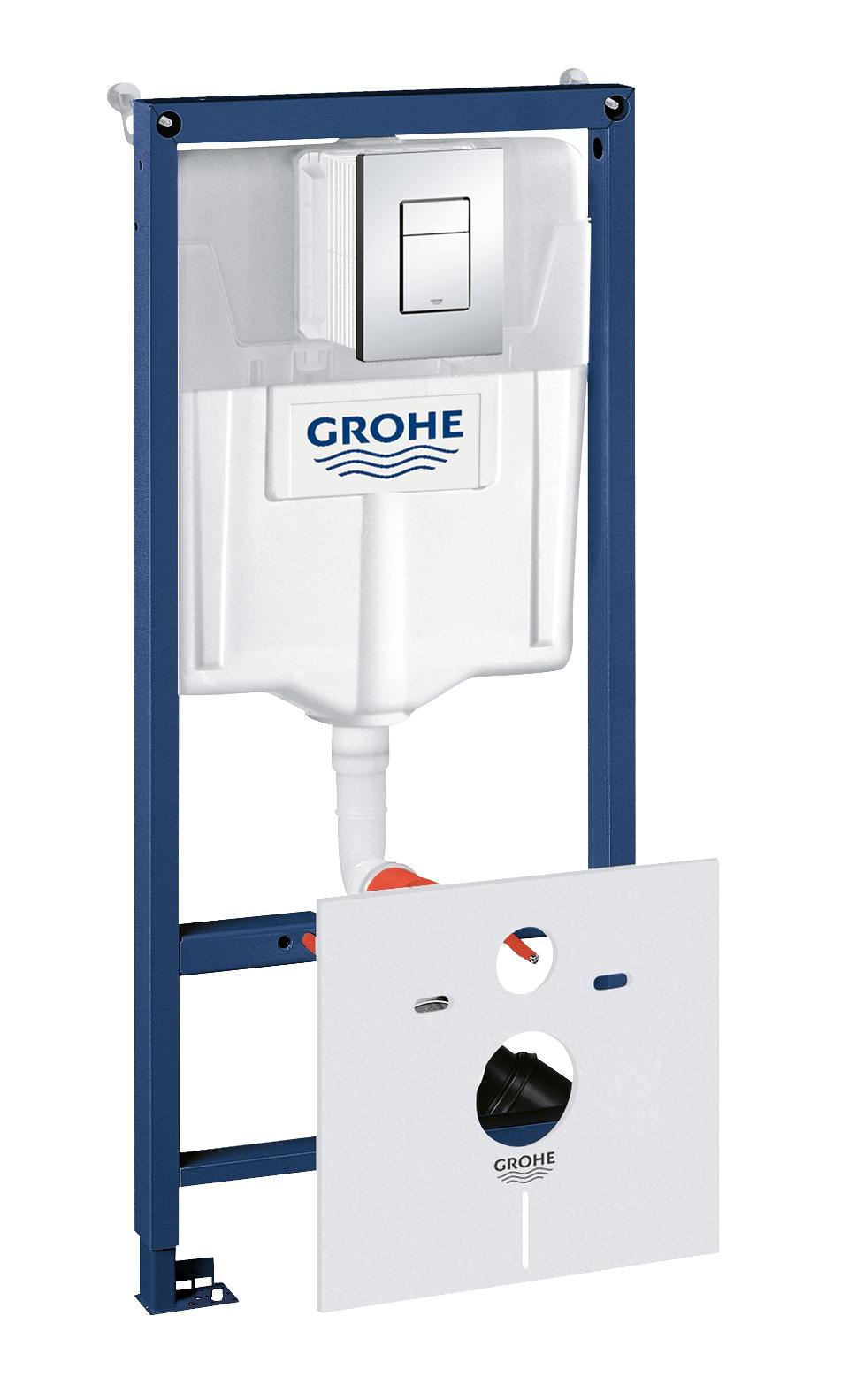 Система инсталляции для унитаза, GROHE Rapid SL 4 в 1, монтажная высота  1,13 м, (38775001)