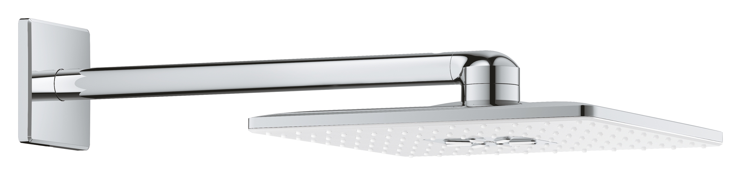 Верхний душ GROHE Rainshower 310 SmartActive Cube, 2 режима, 430 мм, белая луна (26479LS0)