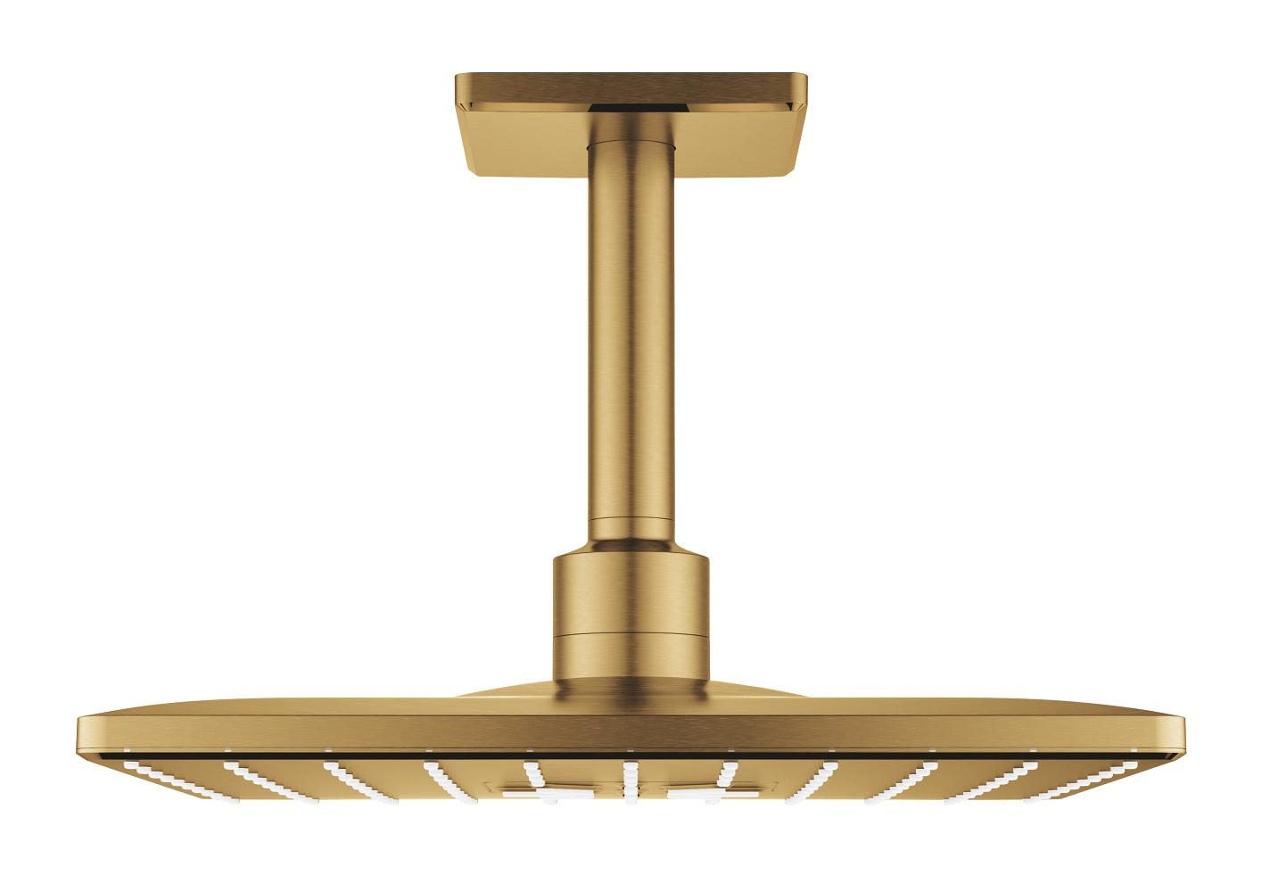 Верхний душ GROHE Rainshower SmartActive 310 Cube, 2 режима, 142 мм, холодный рассвет матовый (26481GN0)