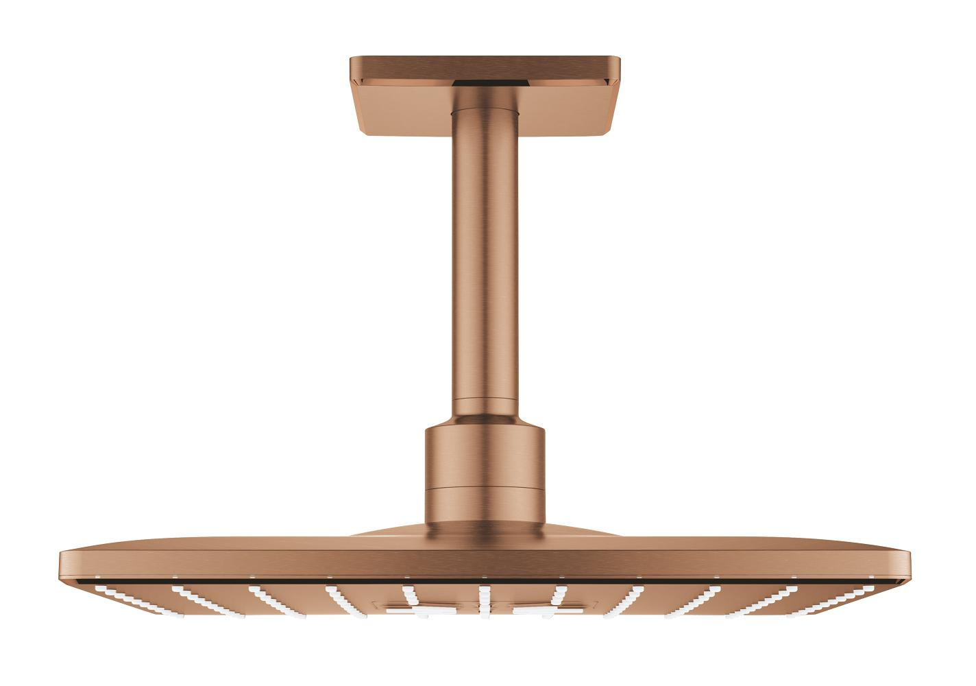 Верхний душ GROHE Rainshower SmartActive 310 Cube, 2 режима, 142 мм, теплый закат матовый (26481DL0)