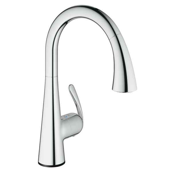 Смеситель для кухонной мойки GROHE Zedra Touch сенсорный, с вытяжным ...