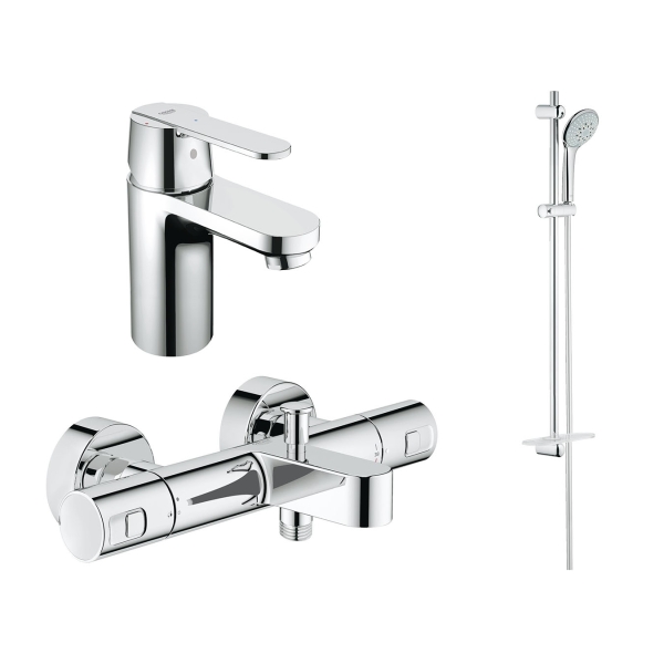 Комплект смесителей для ванной комнаты GROHE Precision Joy и GROHE Get ...
