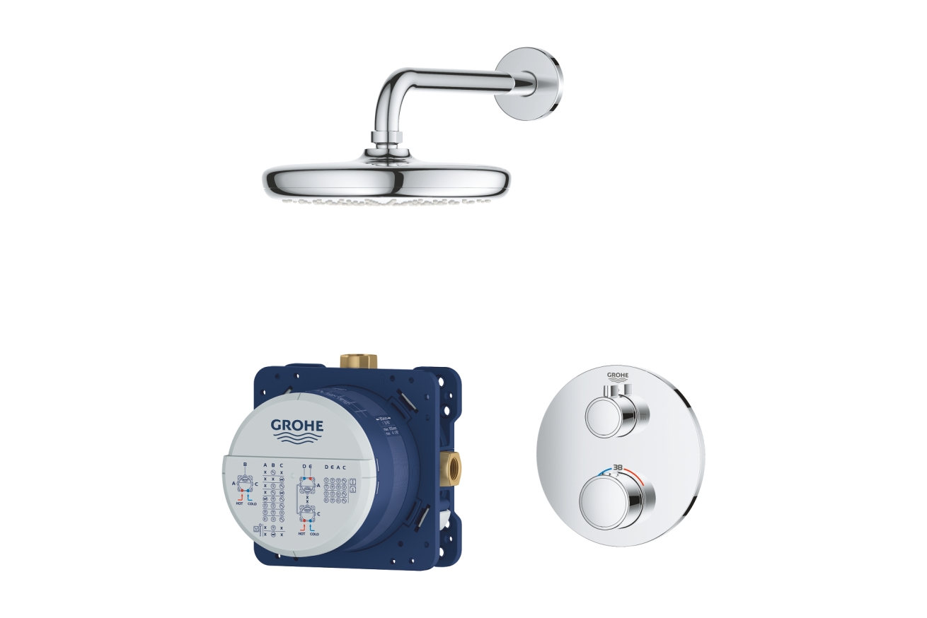 Набор для комплектации душа с Tempesta 210 GROHE Grohtherm (34726000)