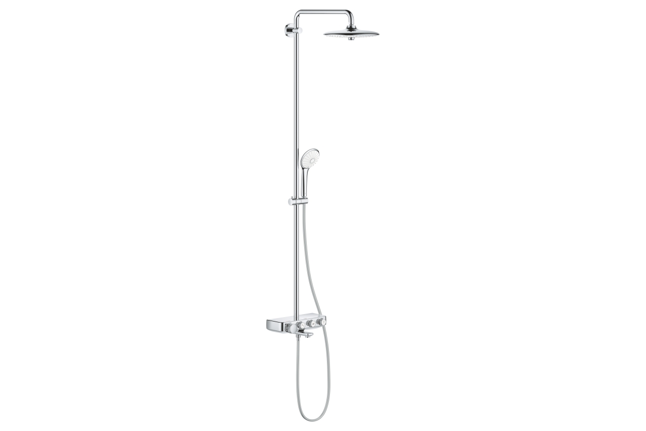 Душевая система с термостатом для ванны, GROHE Euphoria SmartControl System 260, хром, (26510000/U) (УЦЕНКА - Царапины на корпусе)