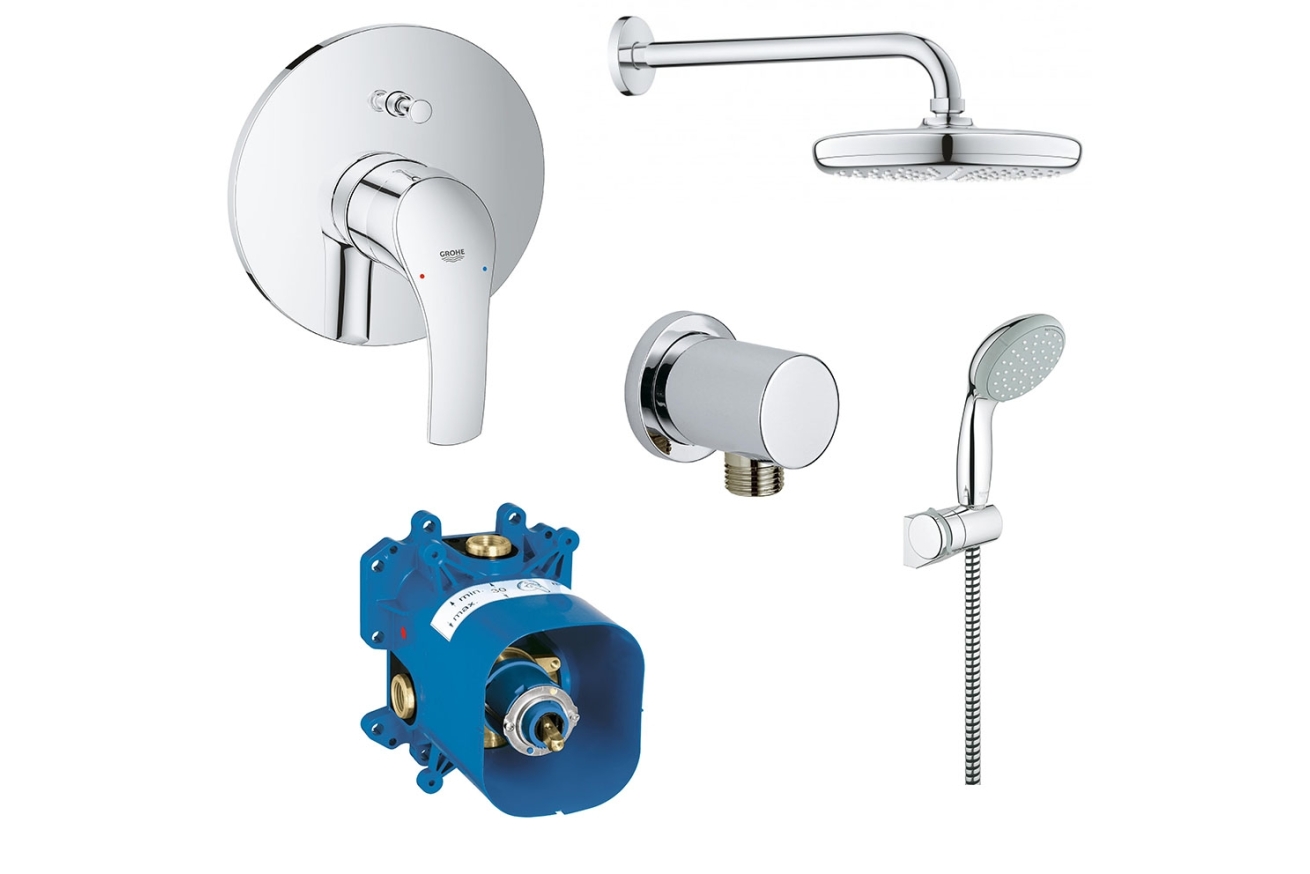 Готовый комплект для душа GROHE Eurosmart New (NSB0118)