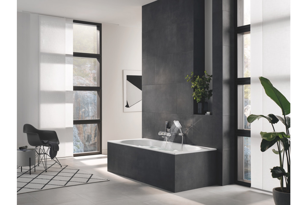 Душевой набор GROHE Rainshower SmartActive 130 Cube, 3 режима, 1500 мм, 9,5 л/мин, хром (26588000)