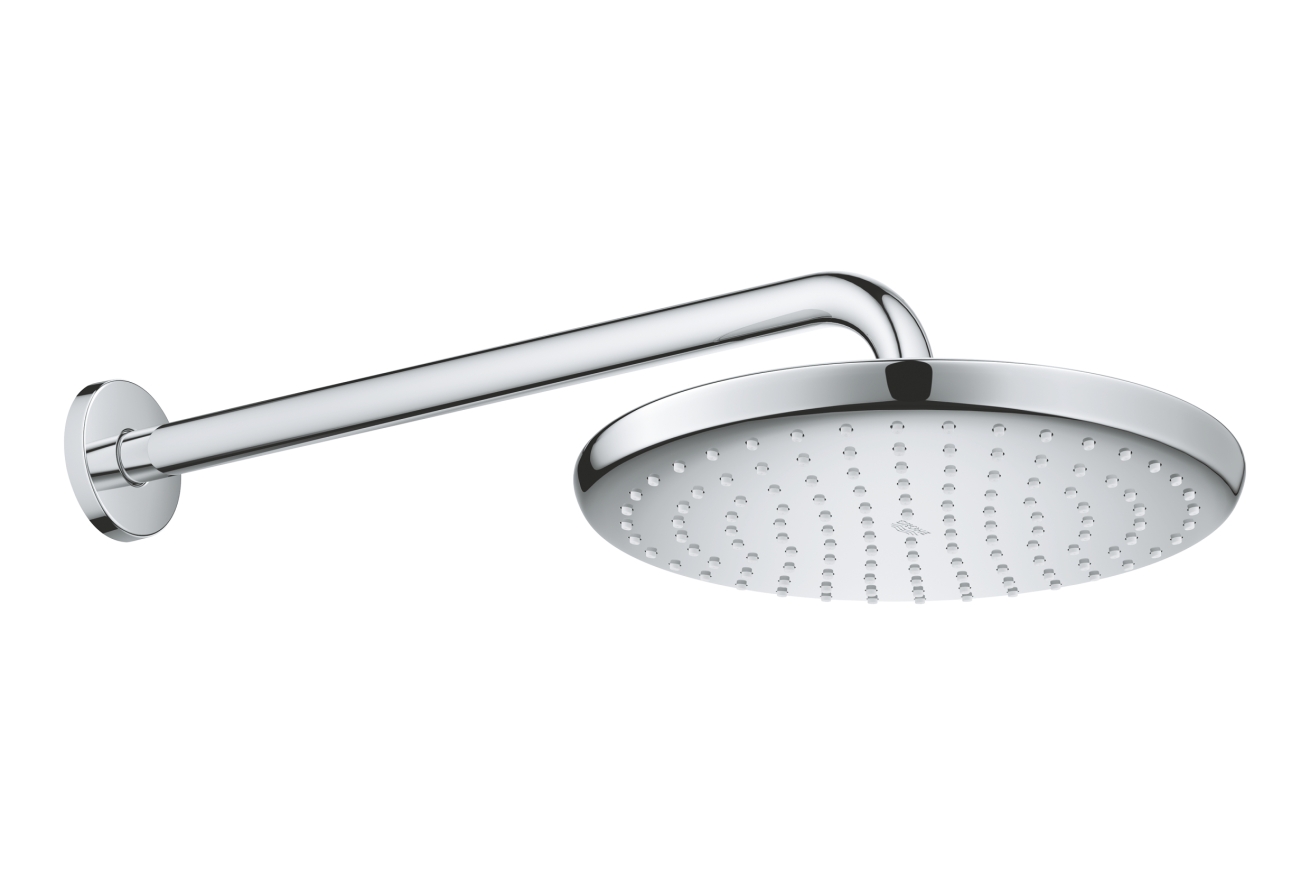 Верхний душ GROHE Tempesta 250, 9,5 л/мин, 1 режим, 380 мм, хром (26663000)