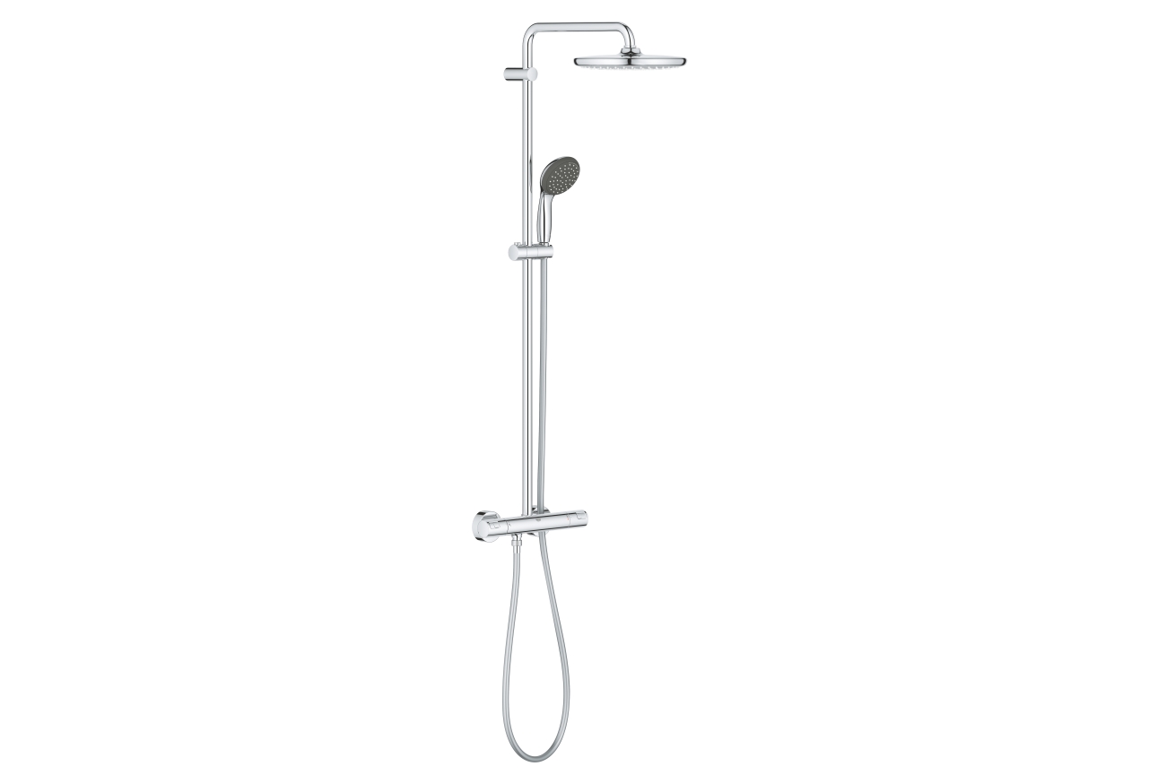 Душевая система GROHE Vitalio Start System 250 с термостатом для душа, хром (26816000)