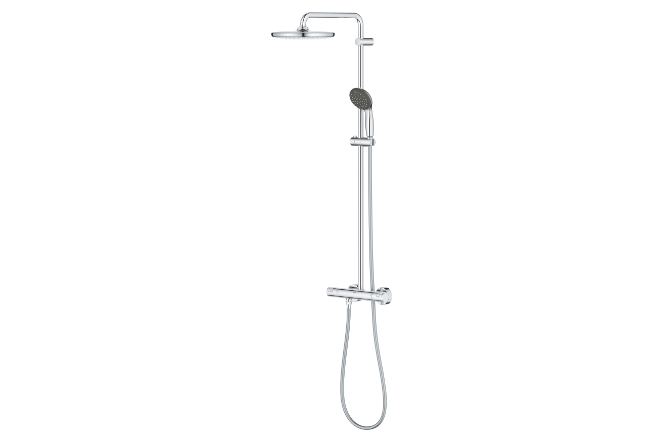 Душевая система GROHE Vitalio Start System 250 с термостатом для душа, хром (26816000)