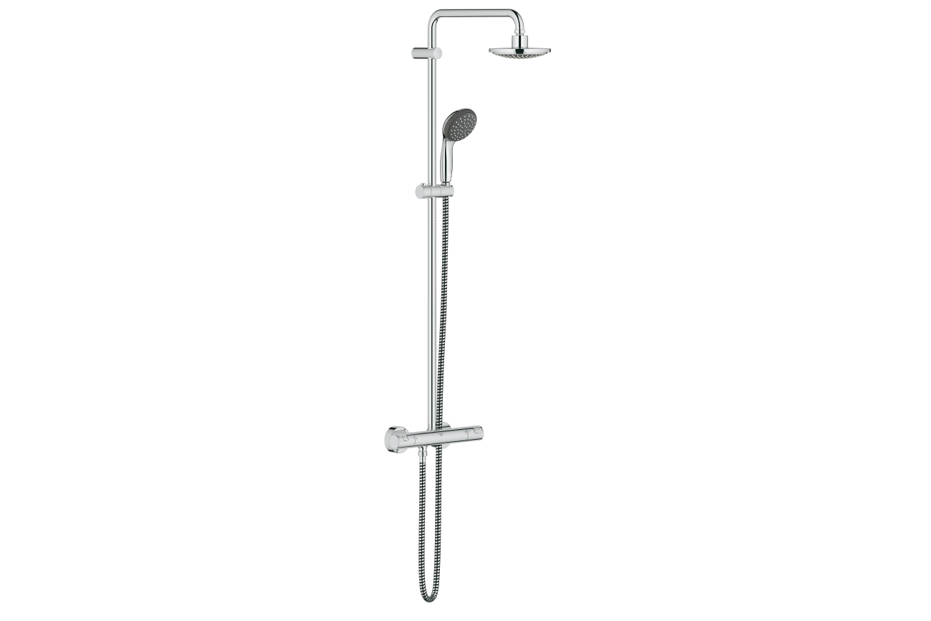 Душевая система GROHE Vitalio Start System 160 с термостатом для душа, хром (27960000)