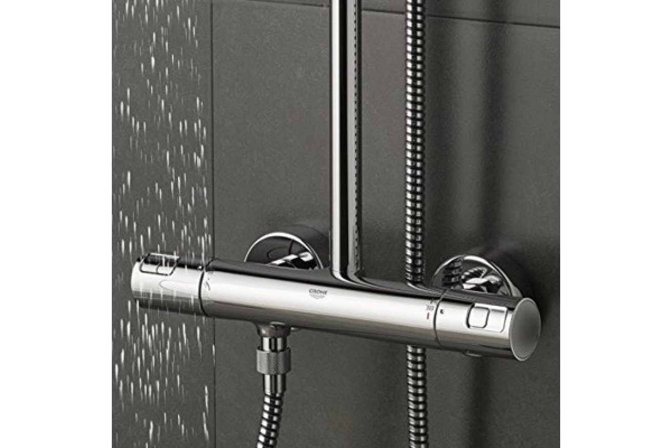 Душевая система GROHE Vitalio Start System 160 с термостатом для душа, хром (27960000)