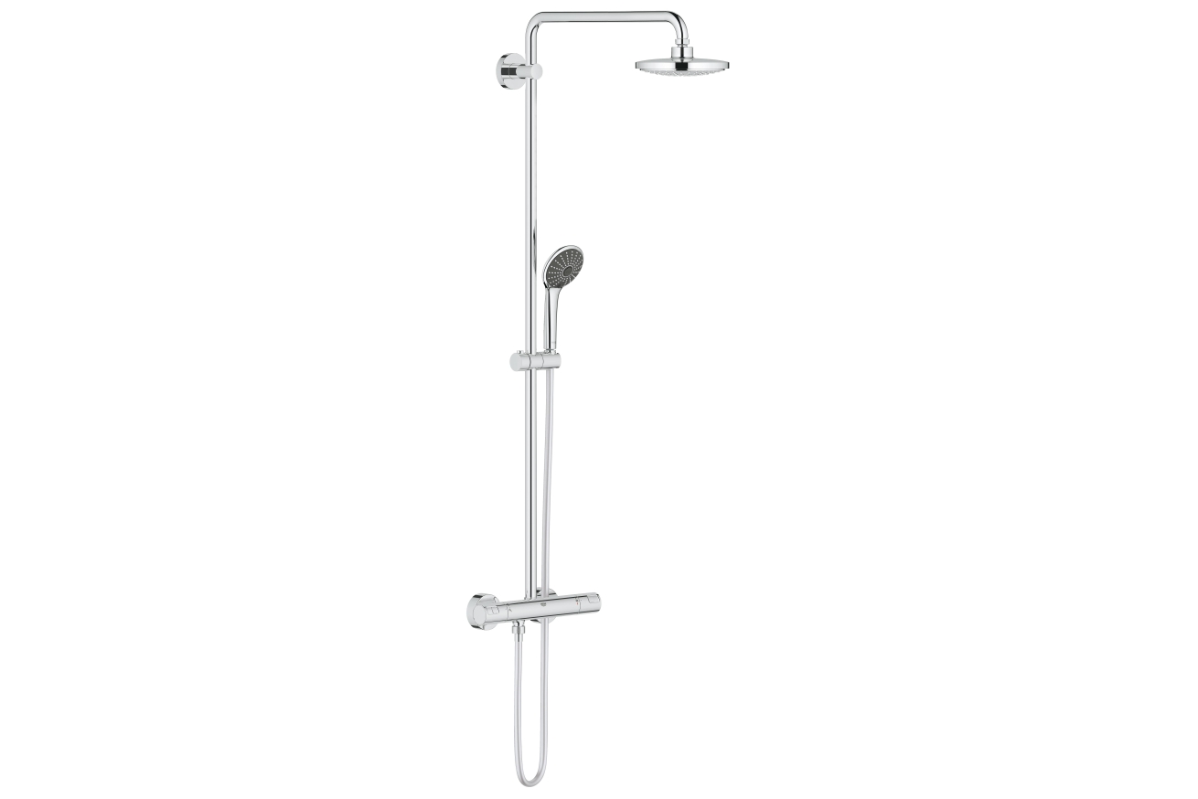Душевая система GROHE Vitalio Joy System 180 с термостатом для душа, хром (27298001)