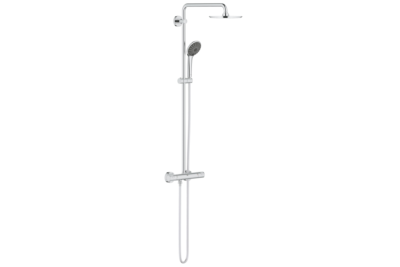 Душевая система GROHE Vitalio Joy System 210 с термостатом для душа, хром (27965000)