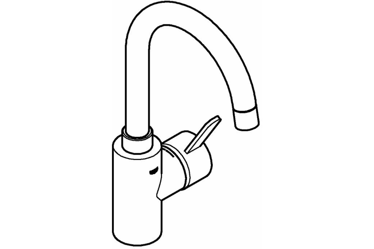 Смеситель для раковины GROHE Eurosmart Cosmopolitan, L-size, хром (32830001)