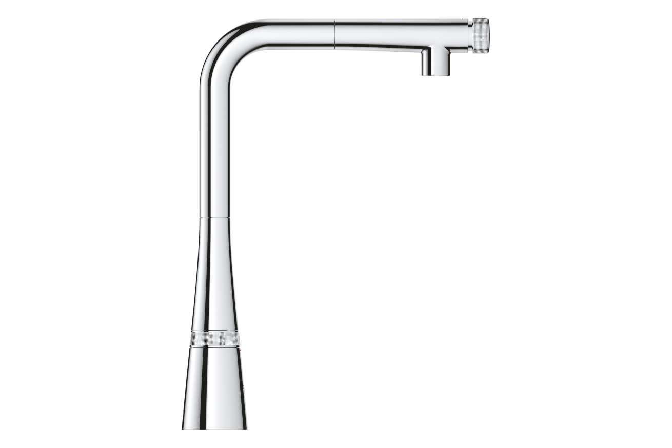 Смеситель для кухни GROHE Zedra SmartControl с вытяжным изливом, хром (31593002)