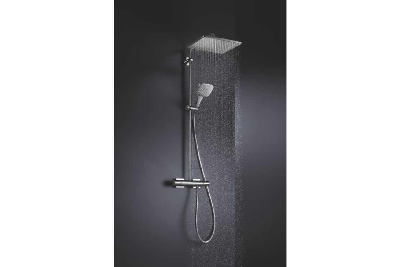 Верхний душ GROHE Rainshower Mono 310 Cube, 9,5 л/мин, 1 режим, хром (26568000)
