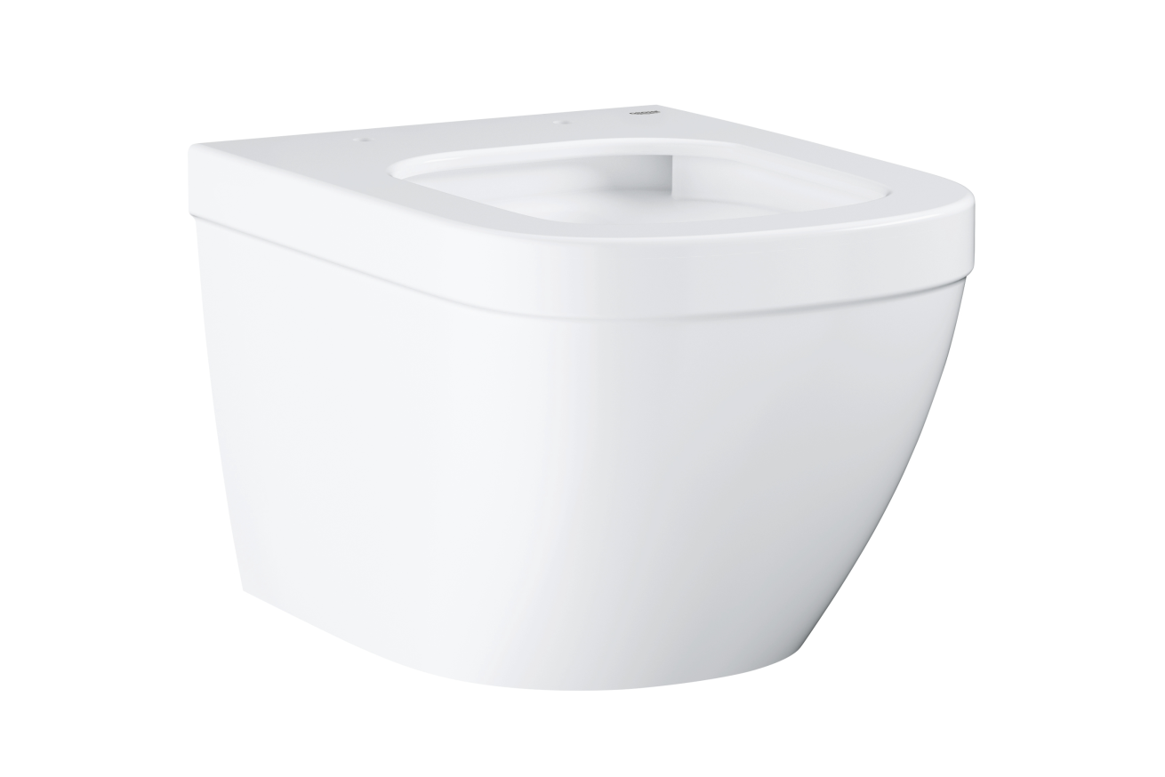 Унитаз подвесной компактный GROHE Euro Ceramic с сиденьем, альпин-белый (NW0354)