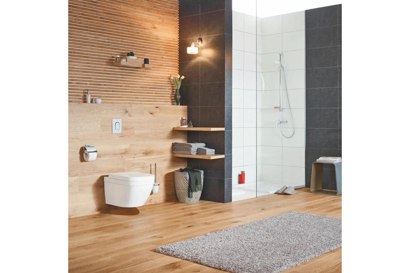 Унитаз подвесной компактный GROHE Euro Ceramic с сиденьем, альпин-белый (NW0354)