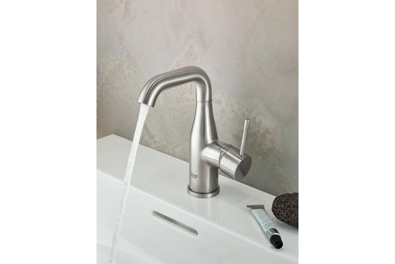 Смеситель для раковины GROHE Essence без донного клапана, M-size, хром (24176001)