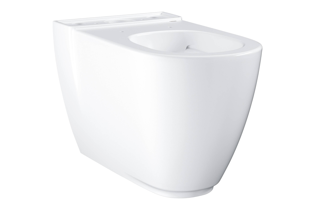 Унитаз напольный безободковый GROHE Essence Ceramic с бачком и сиденьем с микролифтом (NW0063-1)