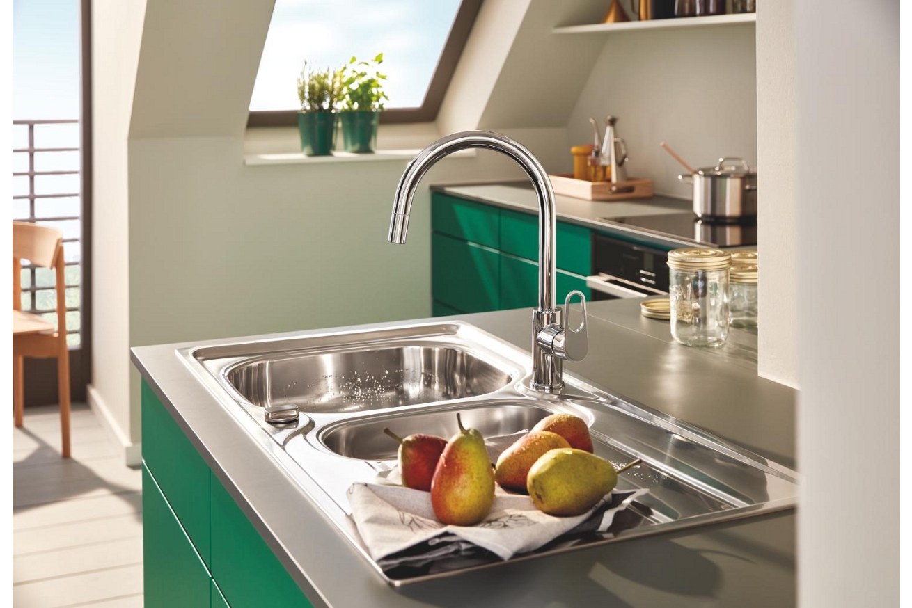 Смеситель для кухни GROHE BauFlow, хром (30549000)