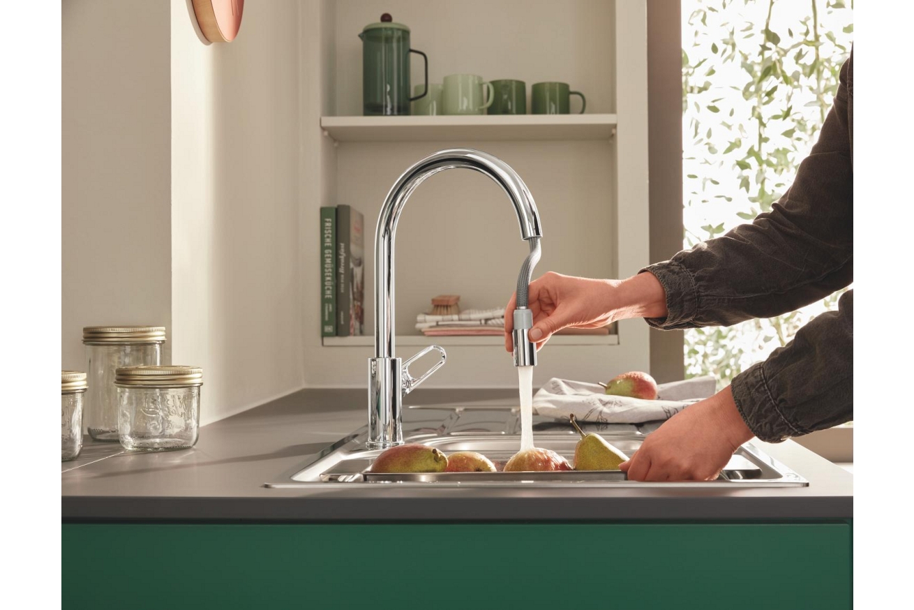 Смеситель для кухни GROHE BauFlow, хром (30549000)