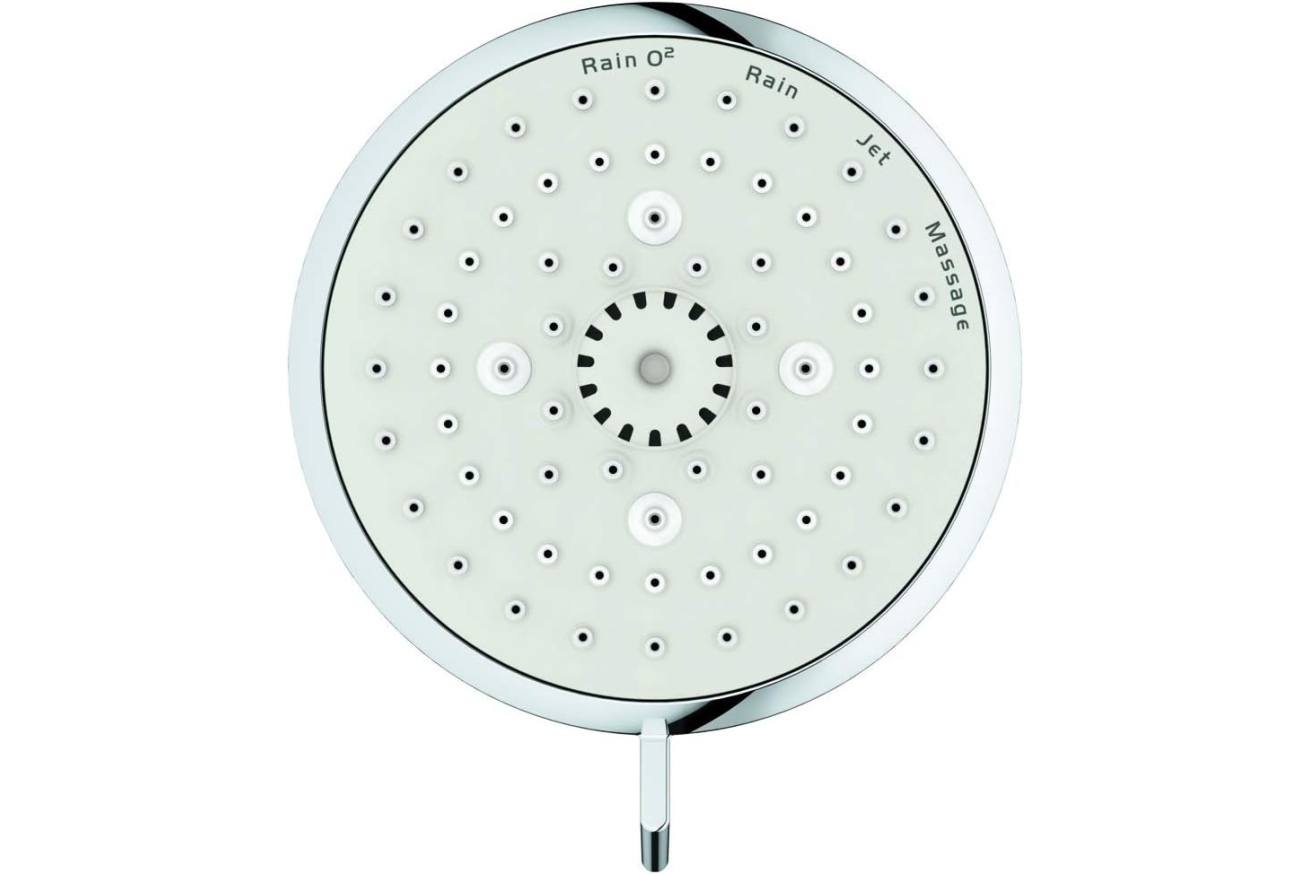Душевой гарнитур GROHE Tempesta Cosmopolitan 100, 4 режима струи, душевая штанга 600 мм, 9,5 л/мин, хром (27580002)