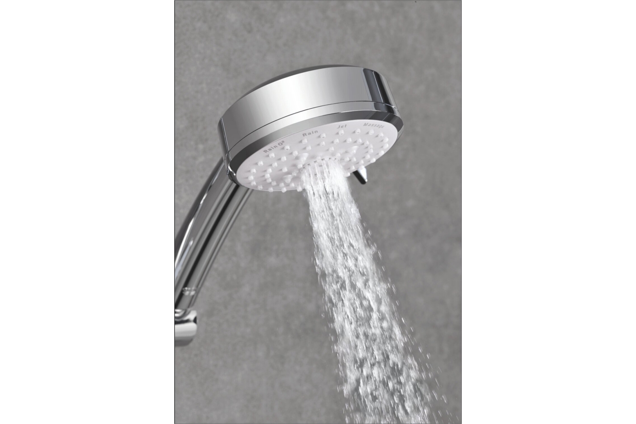 Душевой гарнитур GROHE Tempesta Cosmopolitan 100, 4 режима струи, душевая штанга 600 мм, 9,5 л/мин, хром (27580002)