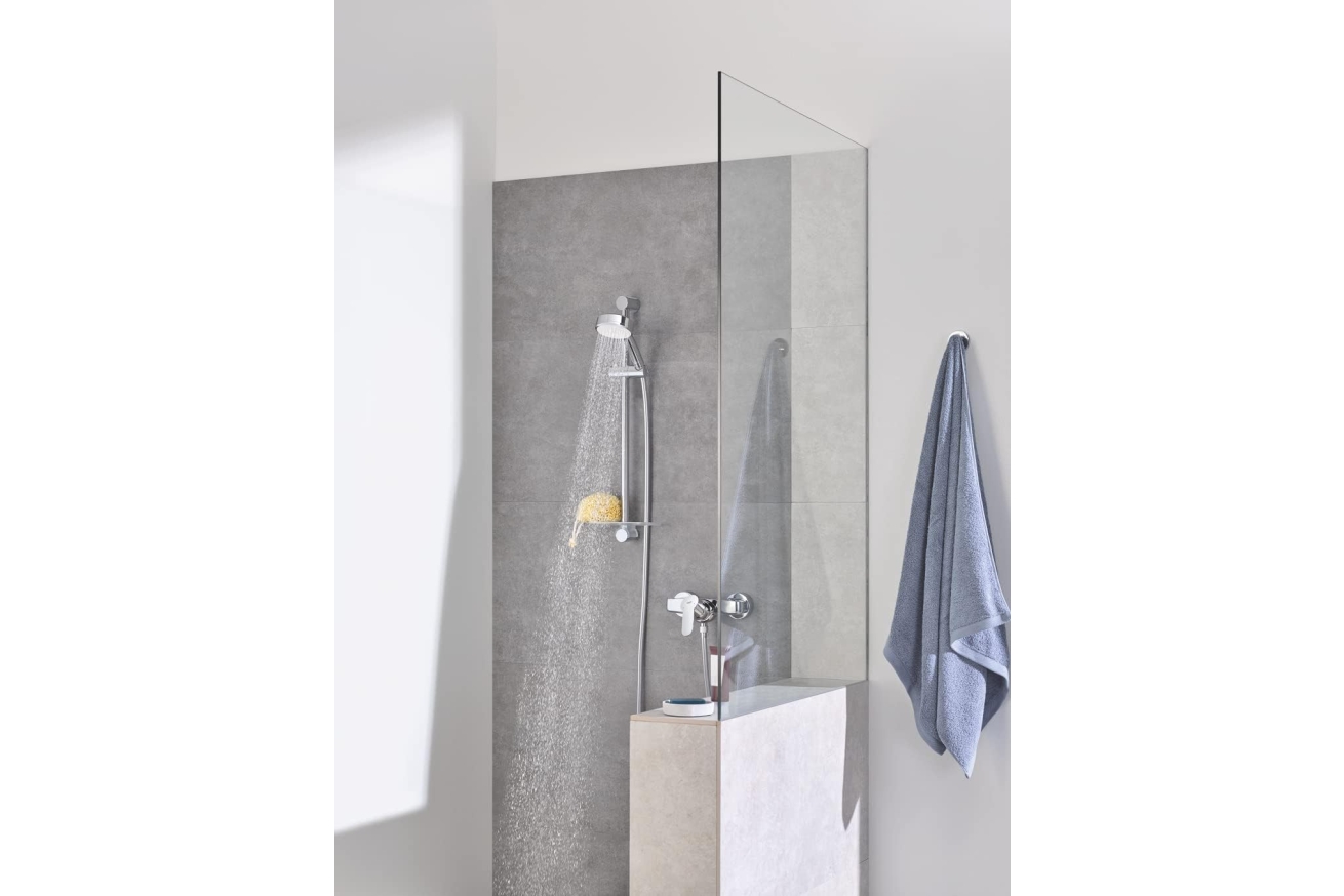 Душевой гарнитур GROHE Tempesta Cosmopolitan 100, 4 режима струи, душевая штанга 600 мм, 9,5 л/мин, хром (27580002)