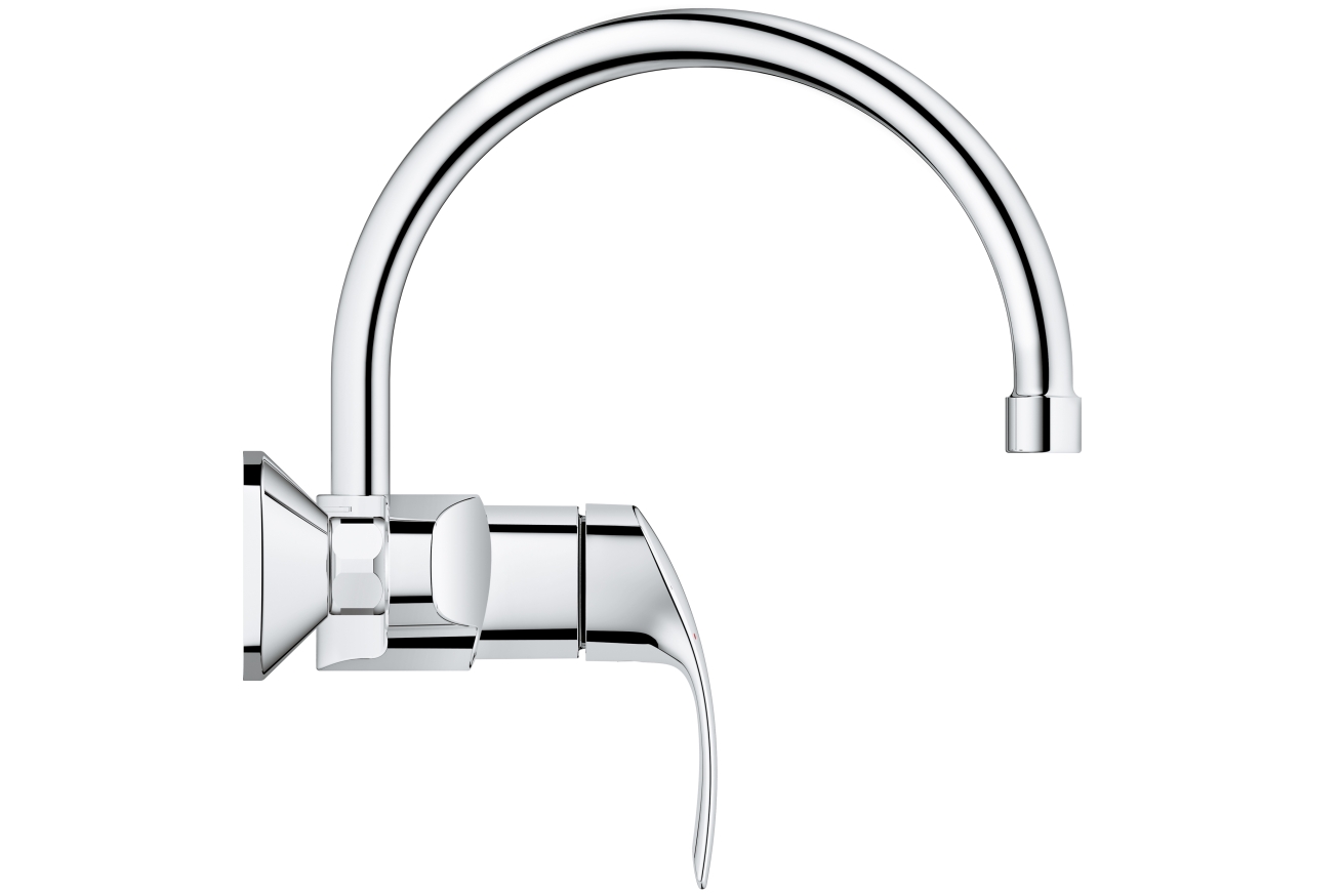 Смеситель для кухни GROHE Eurosmart, настенный с высоким изливом, хром (32482002)