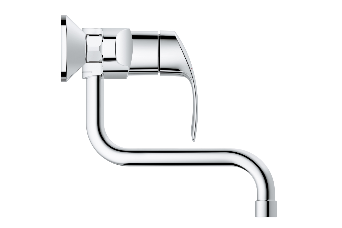 Смеситель для кухни GROHE Eurosmart настенный, вынос 180 мм, хром (31391002)