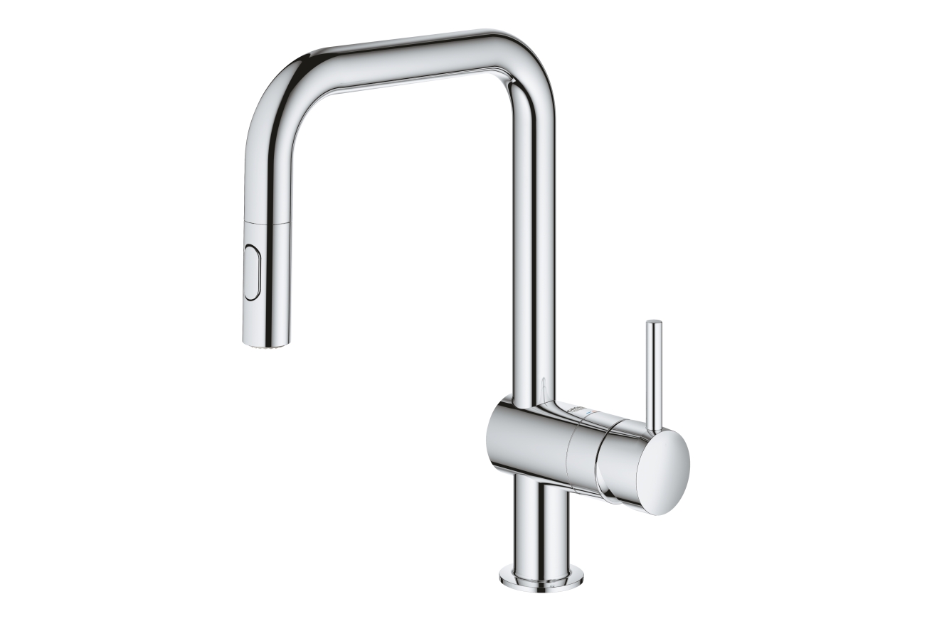 Смеситель для кухни GROHE Minta с вытяжным душем, хром (32322002)