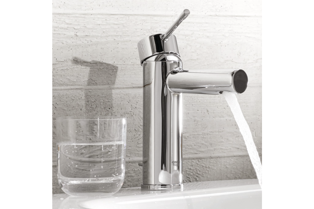 Смеситель для раковины GROHE Essence с цепочкой, S-size, хром (32899001)