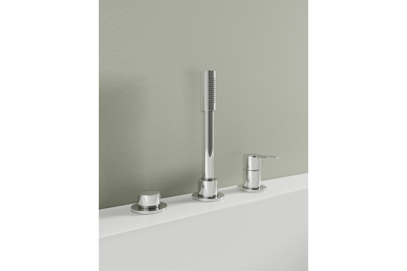 Смеситель для ванны GROHE Lineare на 3 отверстия, хром (19965001)