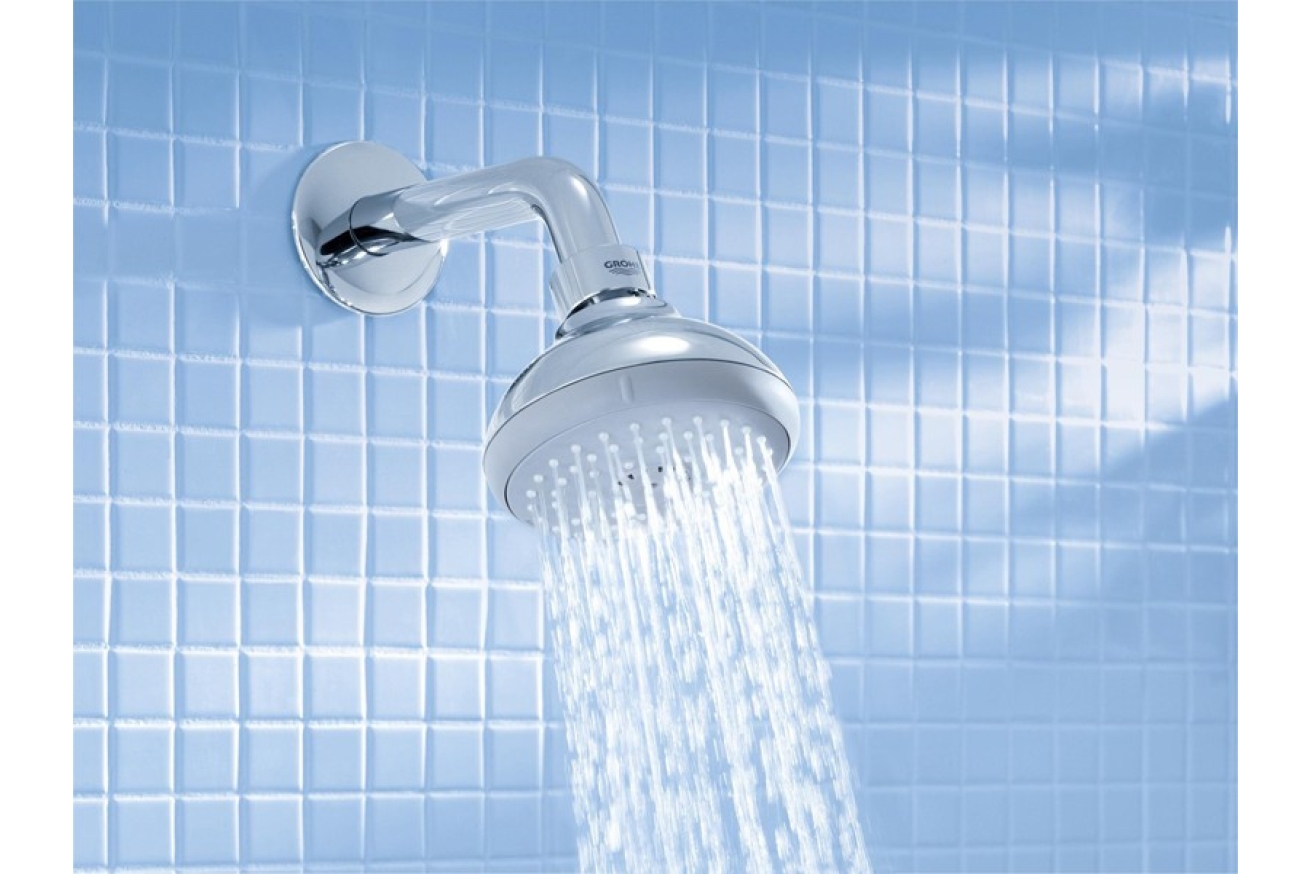 Комплект верхнего душа GROHE Tempesta New IV с кронштейном,  9,5 л/мин, хром (27870001)