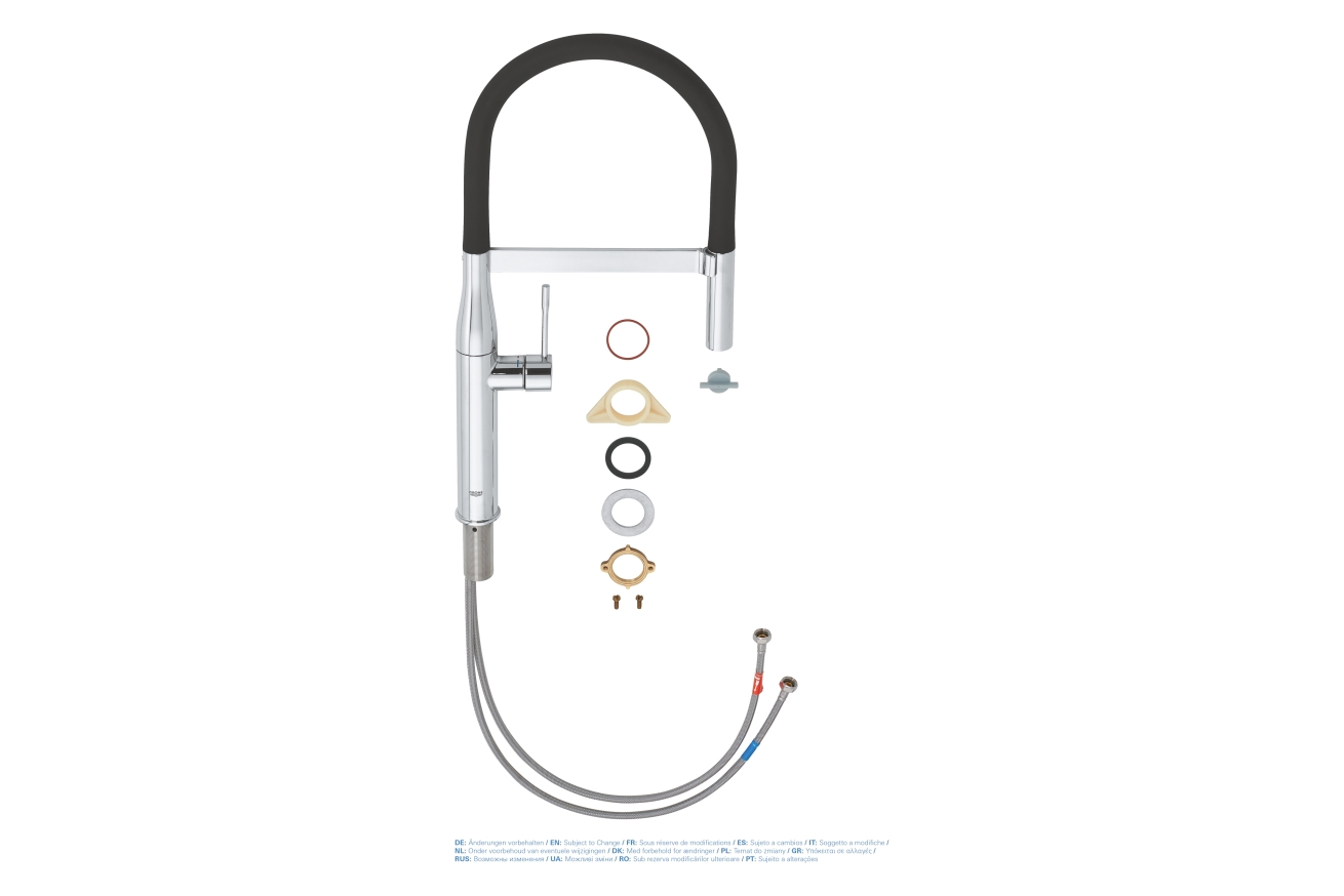 Смеситель для кухни GROHE Essence профессиональный, хром (30294000)
