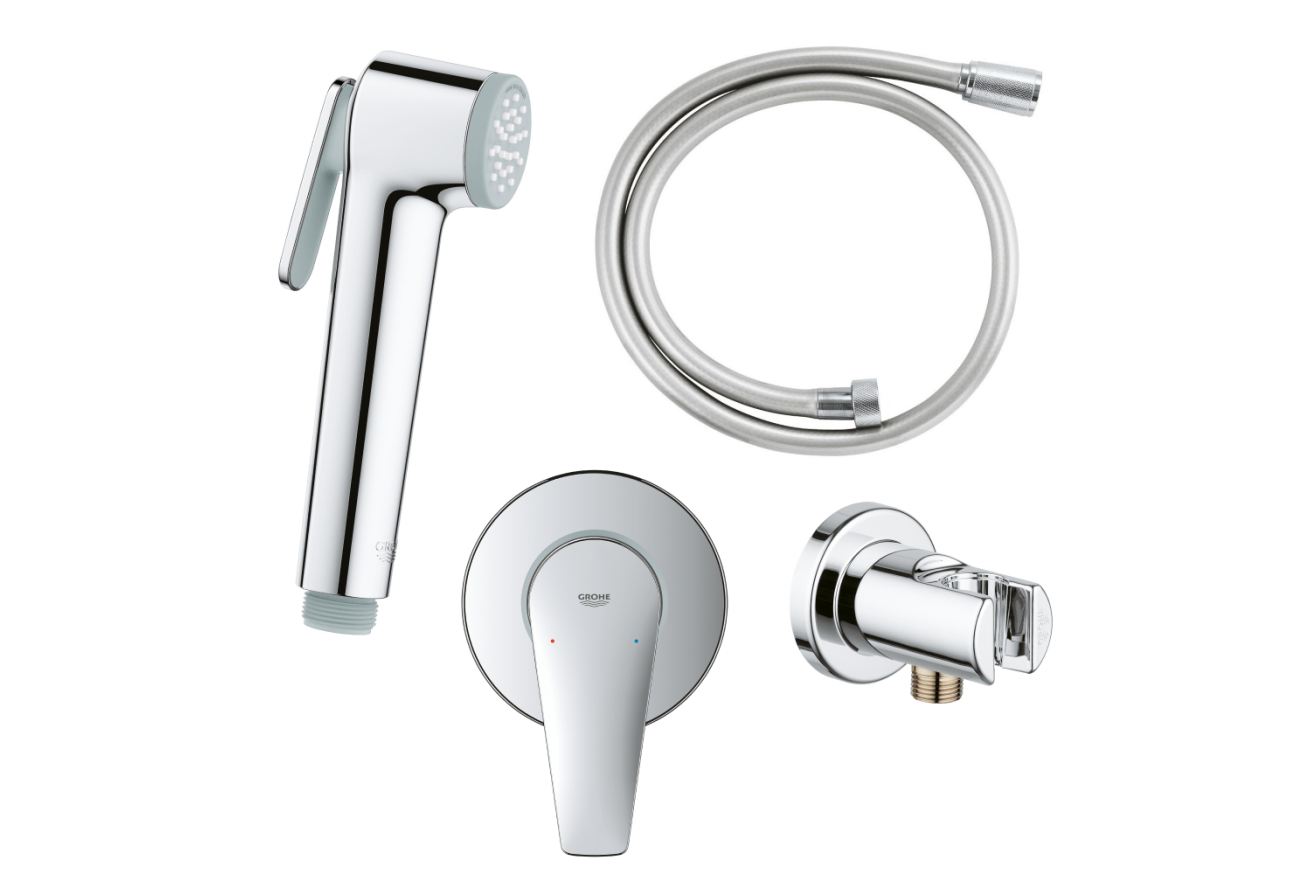 Набор для гигиенического душа GROHE Tempesta-F, хром (NH0004)
