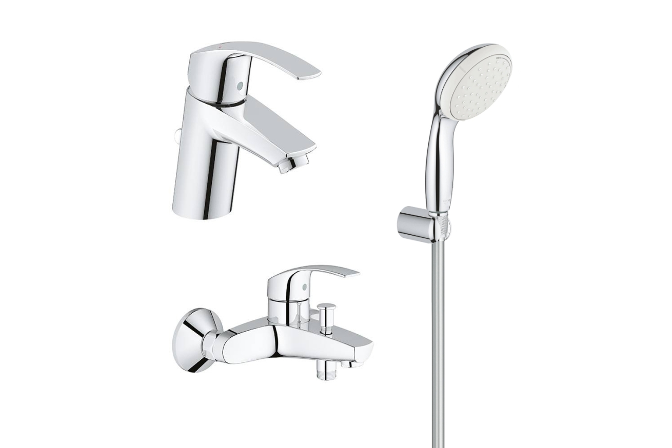Готовый набор для ванной GROHE Eurosmart New (123582)