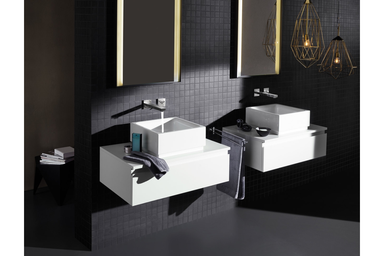 Внешняя часть смесителя для раковины GROHE Eurocube Joy на 2 отверстия, хром (19998000)