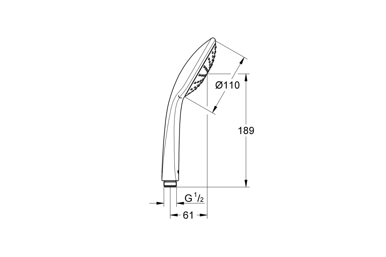 Набор для комплектации душа с Rainshower Cosmopolitan 160, GROHE Grohtherm Convent (34735000)