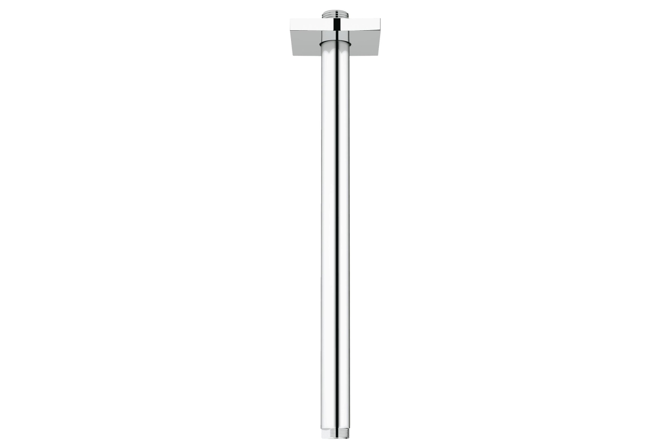 Душевой кронштейн потолочный GROHE Rainshower neutral 292 мм, с квадратной розеткой, хром (27484000)