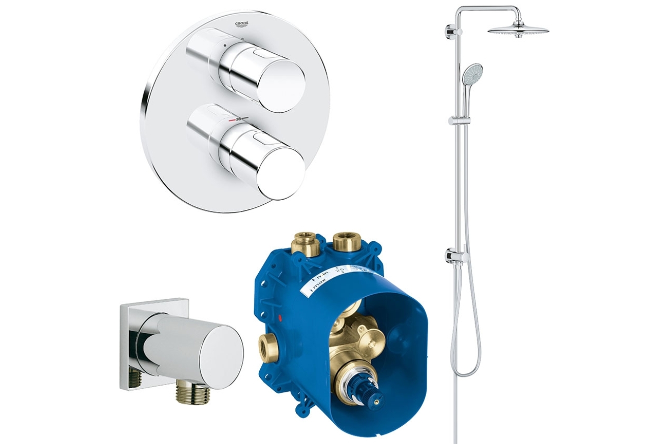 Готовый комплект для душа GROHE Grohtherm 3000 Cosmopolitan (NSB0125)