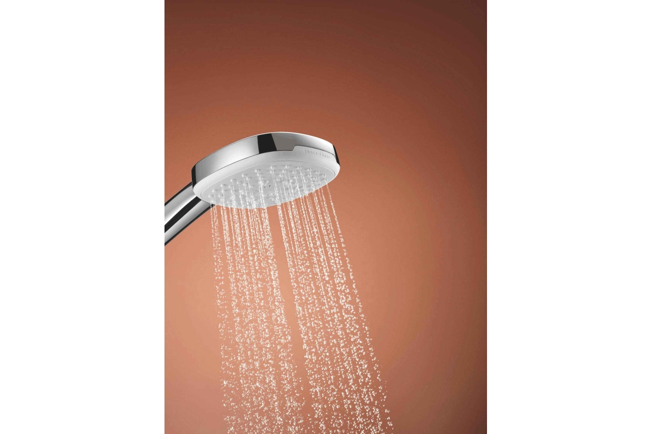 Душевой гарнитур GROHE Tempesta Cube 110 с мыльницей, 3 режима струи, душевая штанга 600 мм, 13,5 л/мин, хром (27929003)