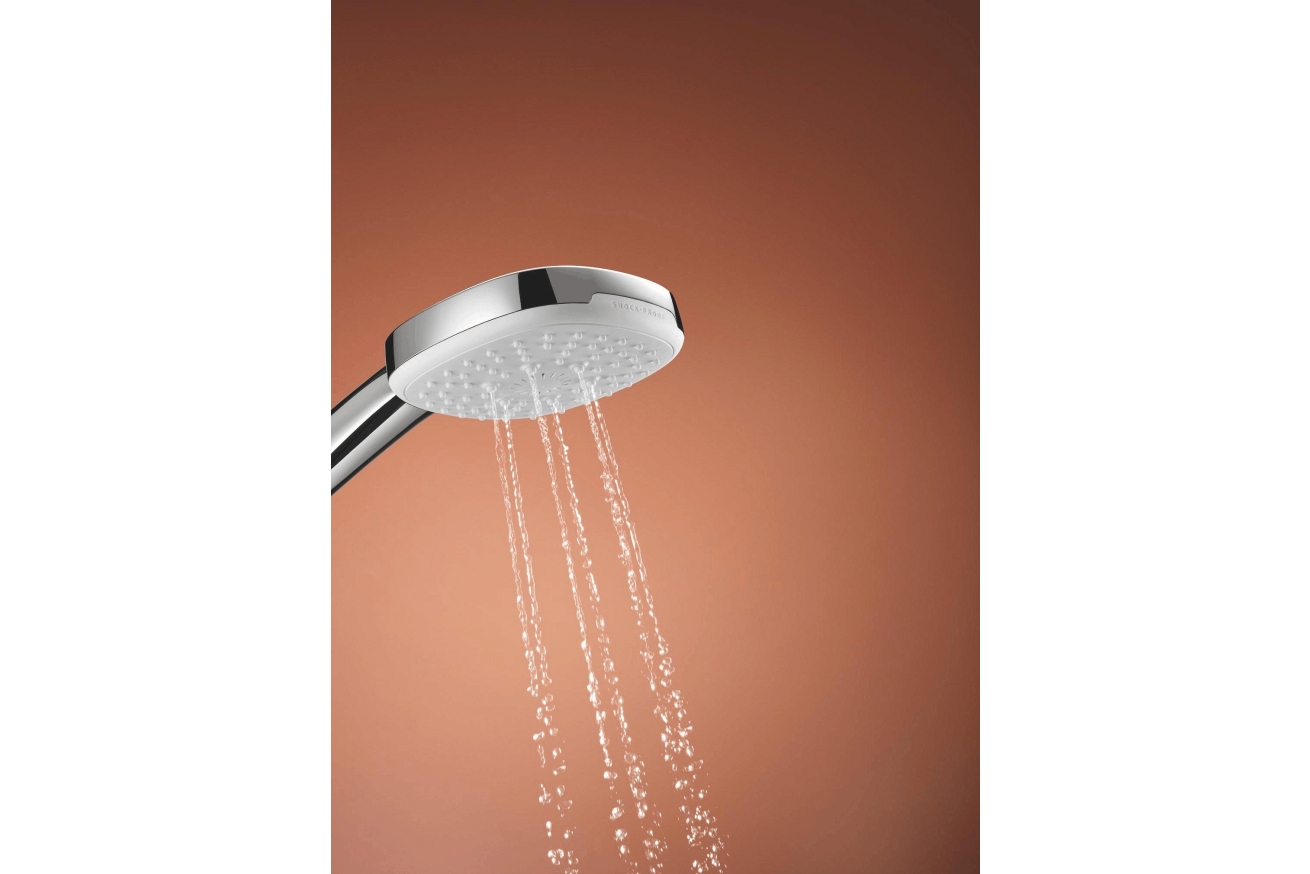 Душевой гарнитур GROHE Tempesta Cube 110 с мыльницей, 3 режима струи, душевая штанга 600 мм, 13,5 л/мин, хром (27929003)