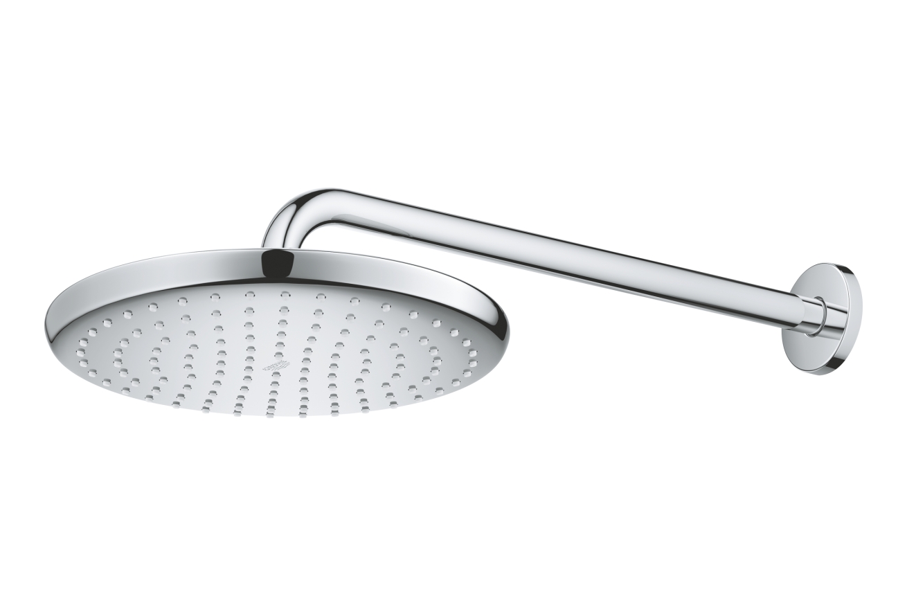 Верхний душ GROHE Tempesta 250, 9,5 л/мин, 1 режим, 380 мм, хром (26663000)