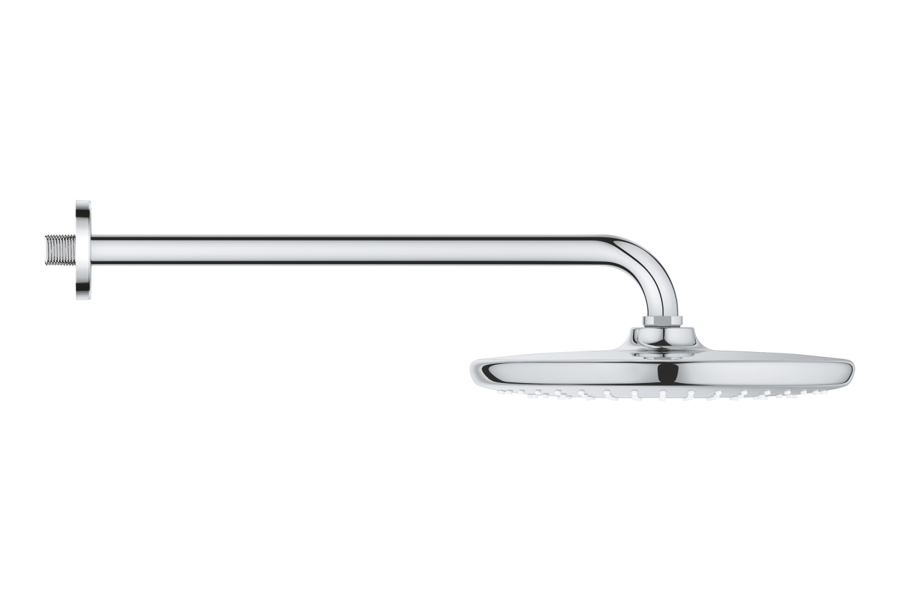 Верхний душ GROHE Tempesta 250, 9,5 л/мин, 1 режим, 380 мм, хром (26663000)
