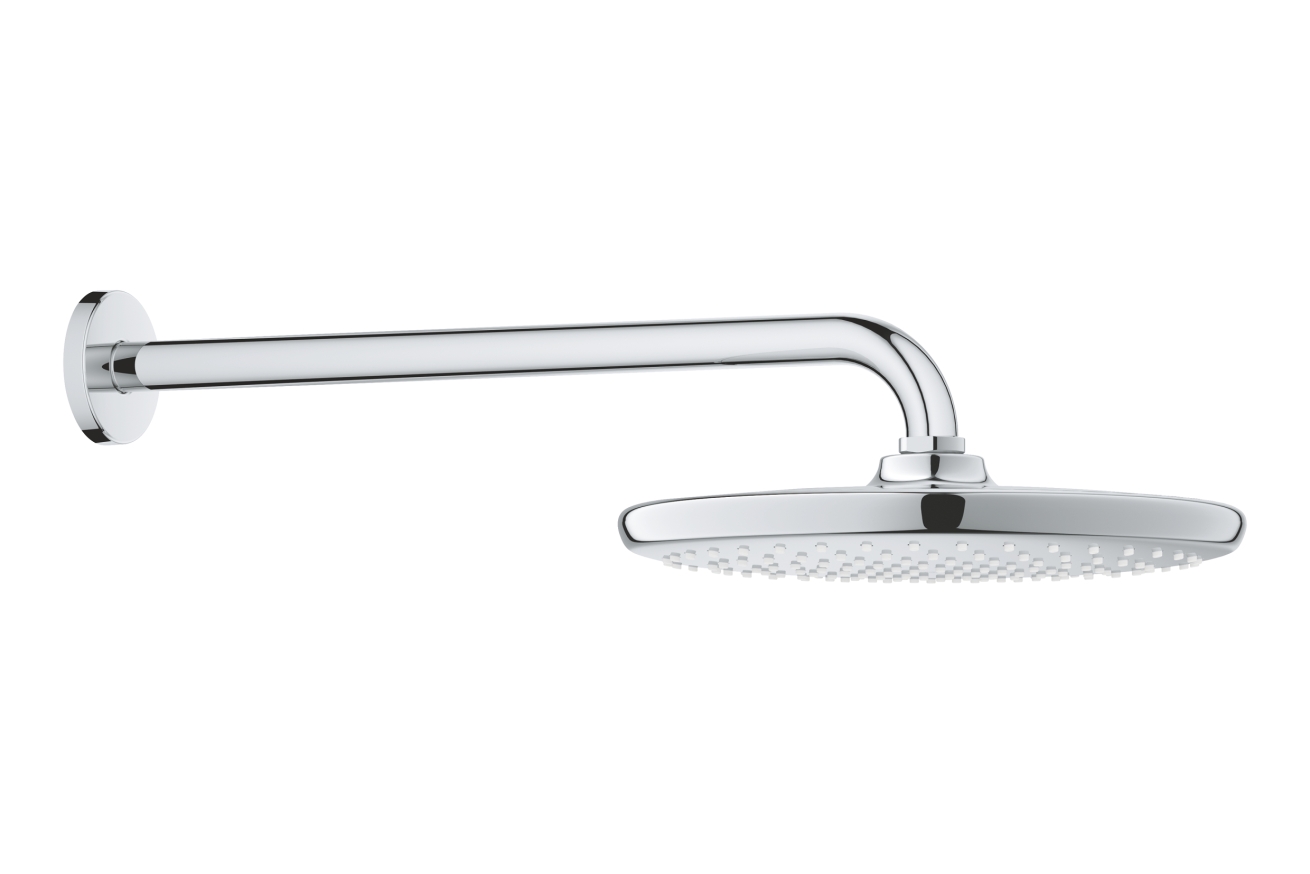 Верхний душ GROHE Tempesta 250, 9,5 л/мин, 1 режим, 380 мм, хром (26663000)