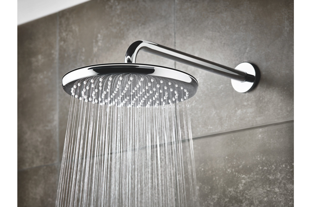 Верхний душ GROHE Tempesta 250, 9,5 л/мин, 1 режим, 380 мм, хром (26663000)